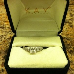 Wedding band size 5 total 1 1/2 carat