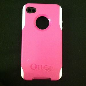 Pinkish commuter OtterBox for iPhone 4/4s!BUNDLE