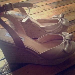 Steve Madden glistenn wedges