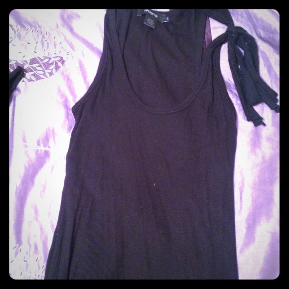 Black tank top