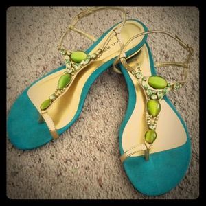 Hold!!!!! Bejeweled sandals
