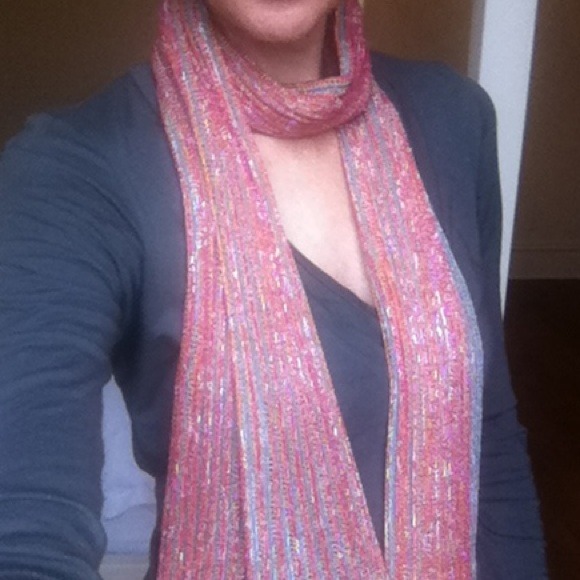 100% Authentic Missoni Metallic Skinny Scarf