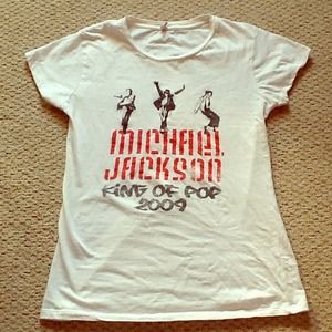Michael Jackson king of pop 2009 t-shirt.