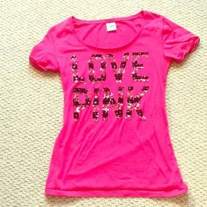 Victoria's Secret shirt.
