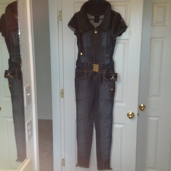 ✨Sold✨Sexy and very stylish denim jumpsuit .