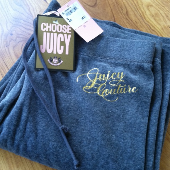 Brand new never worn Juicy Couture Grey trackpants