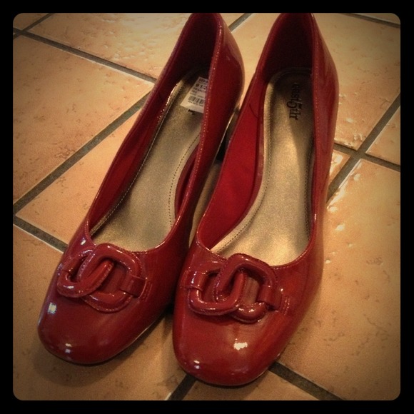 Red heels.
