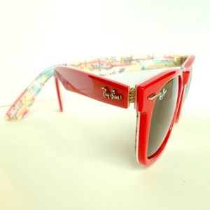 Rayban rare print wayfarer RB2140 1031 50mm subway