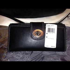 COACH CHECKBOOK WALLET