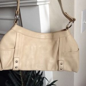 Cream Kenneth Cole handbag