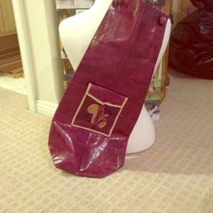 Handcrafted African all leather handbag backpack