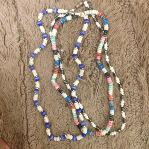 3 necklaces