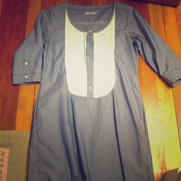 RESERVED. Urban outfitters pinstripe shirt dress