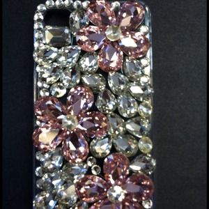 Handcrafted Iphone 4/4s flower