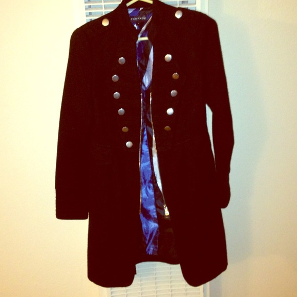 Women's black coat
