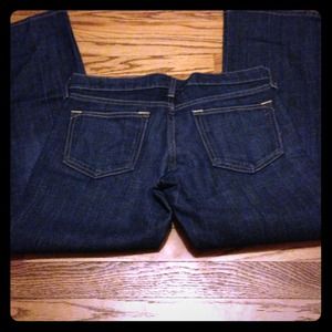 Dark denim jean & cardigan