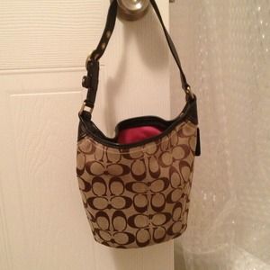 Authentic small coach handbag