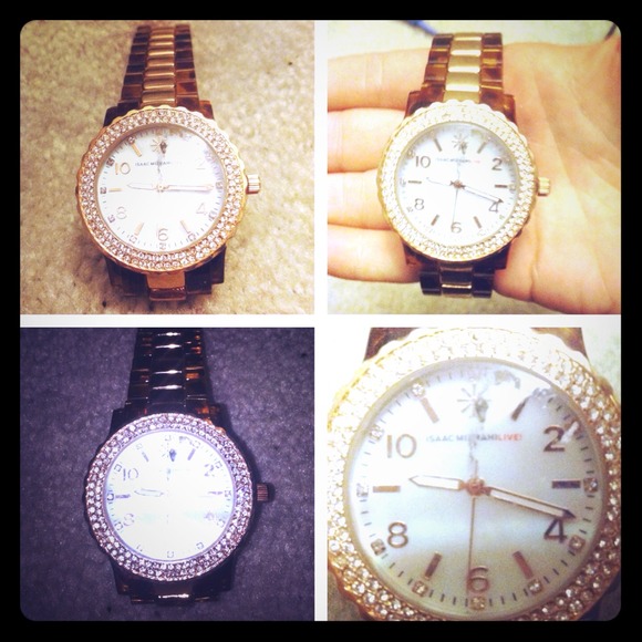 Gold Watch! Turtle shell w/ Diamionds. Never worn! - Picture 1 of 1