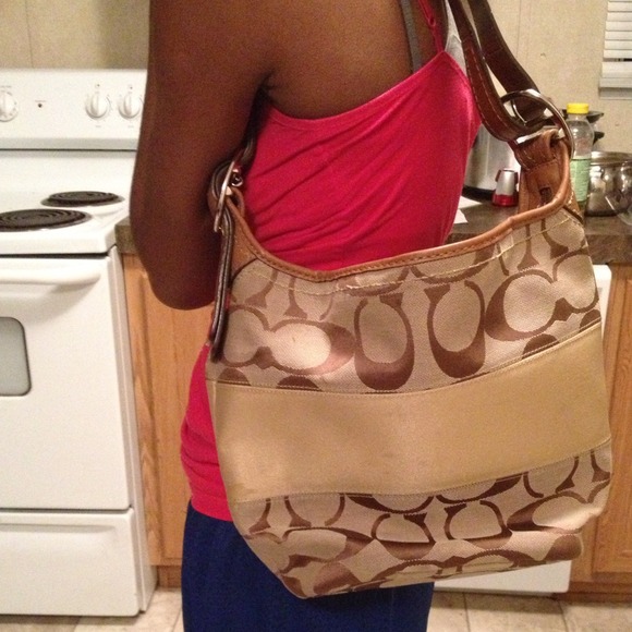 Authentic Bucket coach handbag