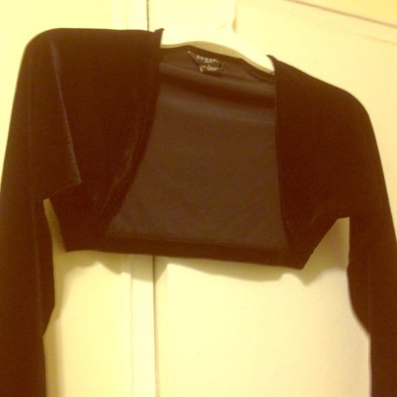 Guess velvet shrug