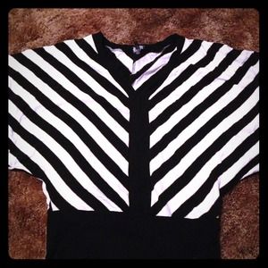 Express striped sweater