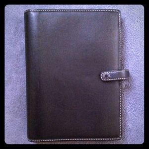 *****SOLD*****COACH BLACK DAY PLANNER