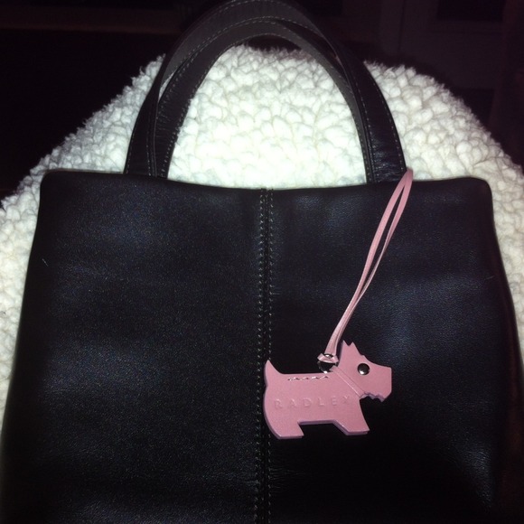 Radley black leather clutch