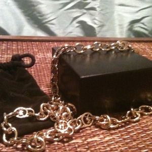 REDUCED!Authentic Michael Kors gold chain necklace