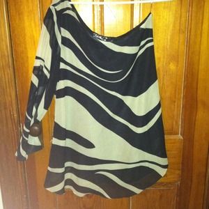 Hot one shoulder top