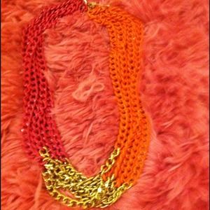 Beautiful metal two toned necklace REDUCED!!!