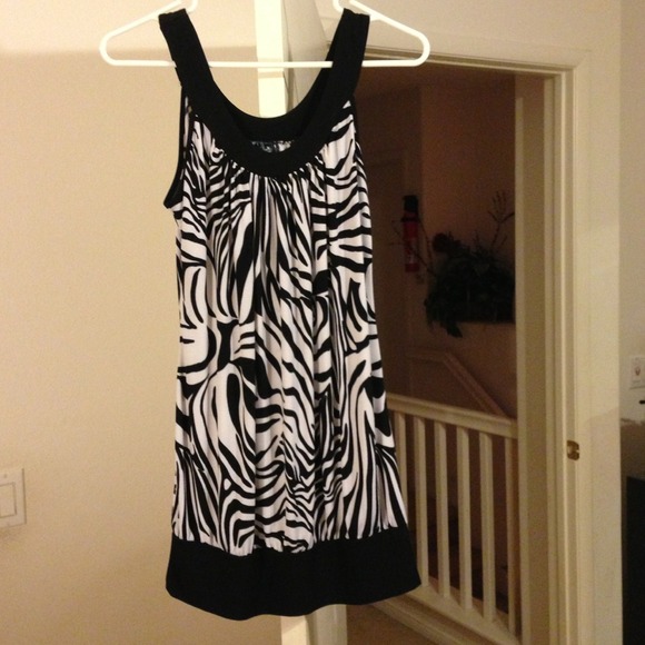 Zebra Print Dress size L