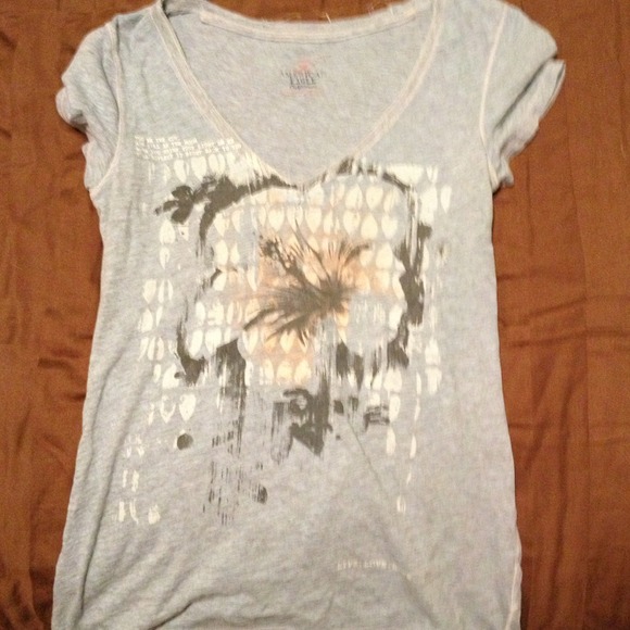 Light Blue Baby Doll Tee