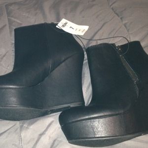 Black Mossimo Ankle Boots