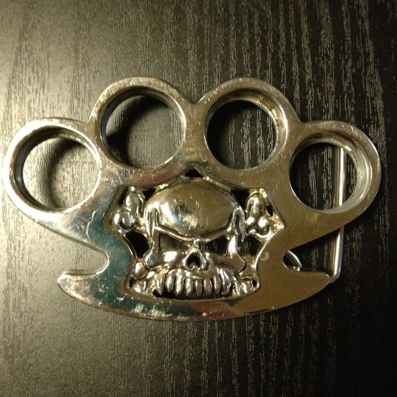 💲Sold💲Brass knuckles belt buckle