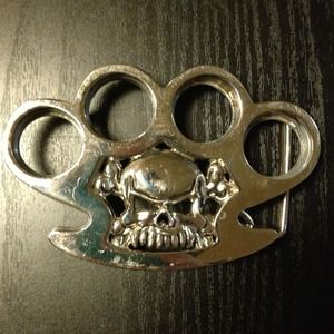 💲Sold💲Brass knuckles belt buckle