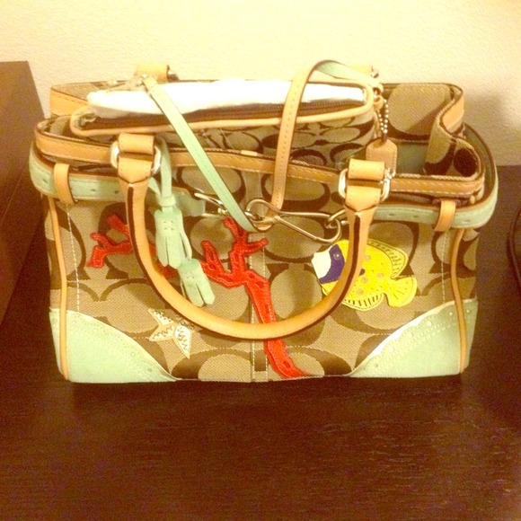 Amazing limited edition coach sea life bag! New!!!