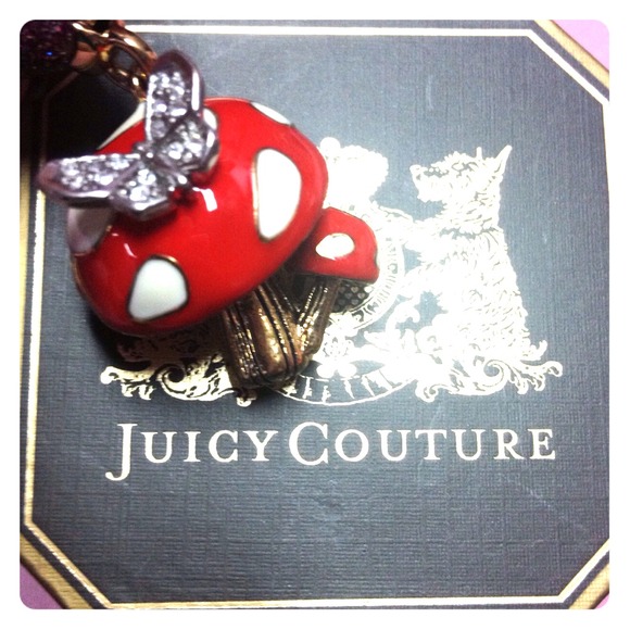💢RESERVED💢Juicy Couture Gold Mushroom Charm