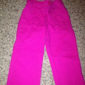 Pink baby pants