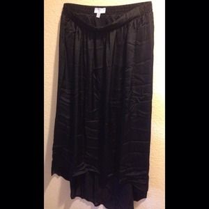 Black high-low Skirt
