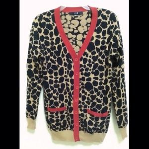 Animal Print Cardigan