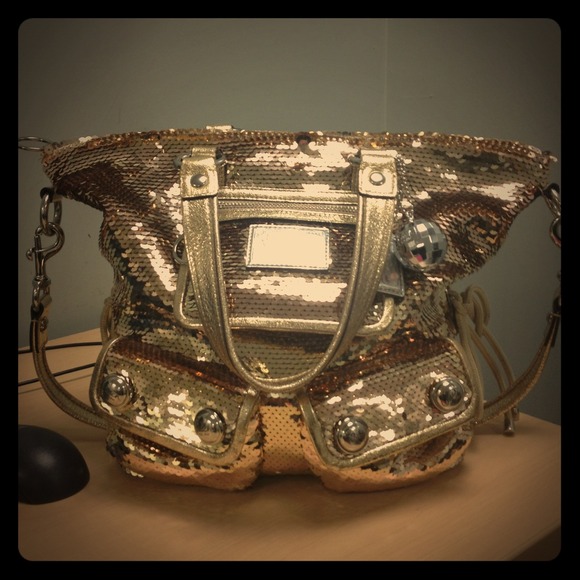 Gold Coach Poppy Spotlight purse