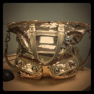 Gold Coach Poppy Spotlight purse