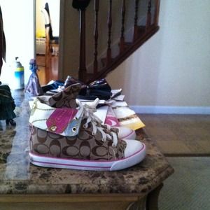 ✨Authentic high top Coach sneakers