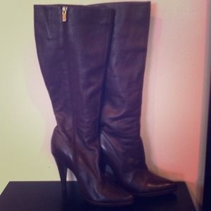 Colin Stuart brown leather 8.5 boots.