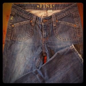 Bundle Premium denim fin jeans and purple top