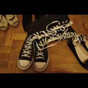 Knee high converses
