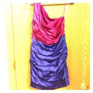 One shoulder dress