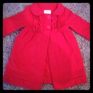 Adorable baby sweater coat