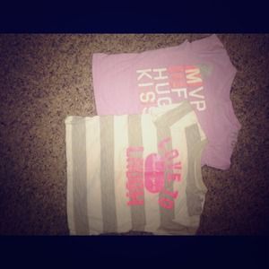 2 very cute toddler t shirts