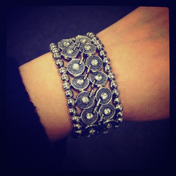 SOLD Pewter Charles Klein Bracelet